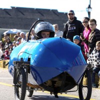 Le bolide qui a gagné le prix de l’originalité Crédit : Patrice Sarrazin