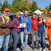Les gagnants de la troisième place : Alain Brousseau, Julie Lessard, Jason Gauthier, Alexandre Goyette et Josée Rainville