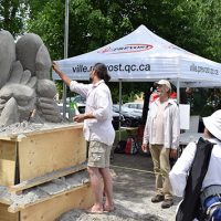 L’apparition de la tête de l’oiseau de Martin Ernst – Photo : Michel Fortier